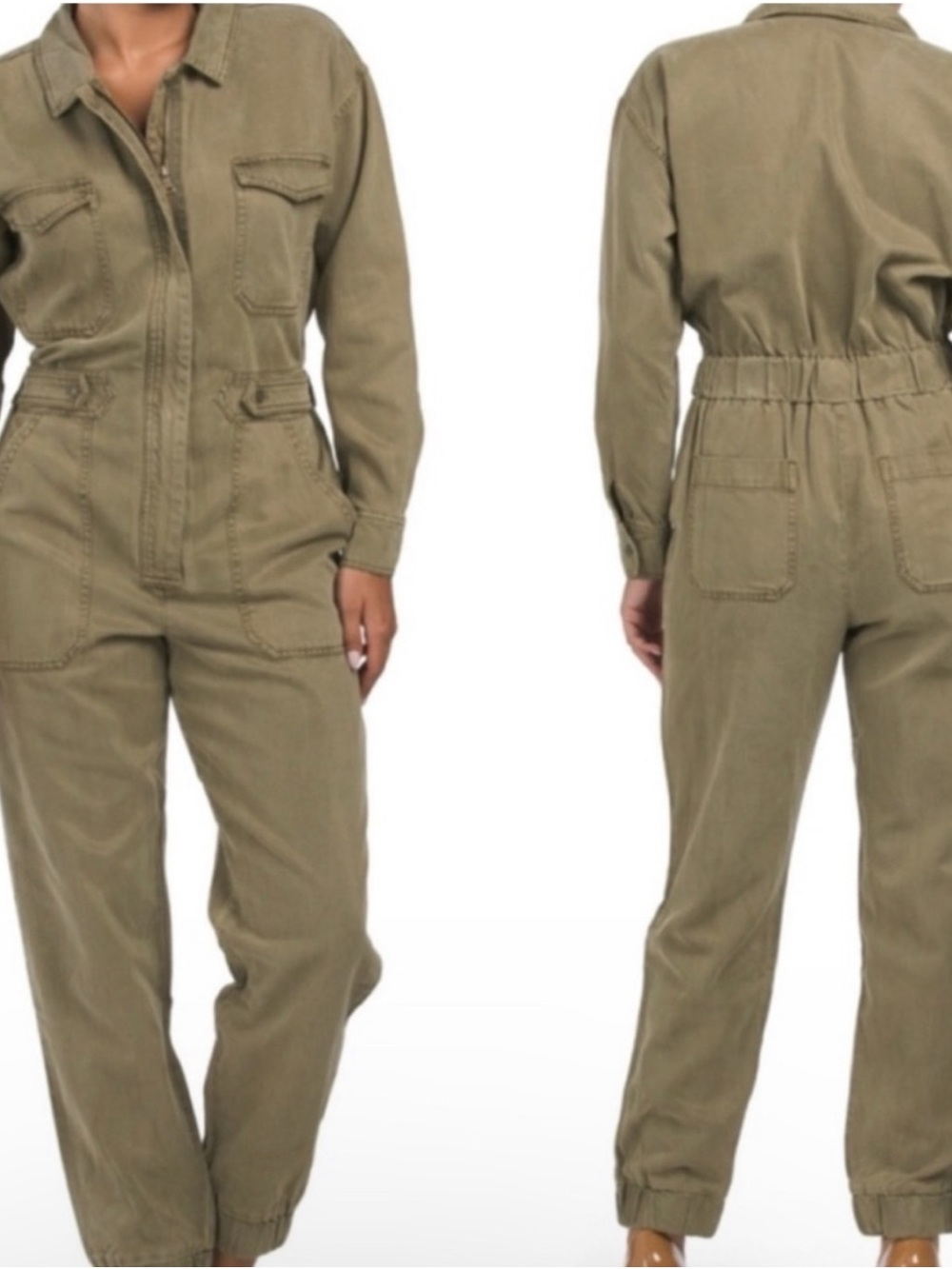 Young Fabulous & Broke Henry‎ Zippered Utility Jumpsuit Size Large New